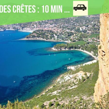 Cosy La Baie Des Anges - Plage La Ciotat - Classe 3 Etoiles Apartment Bagian luar foto
