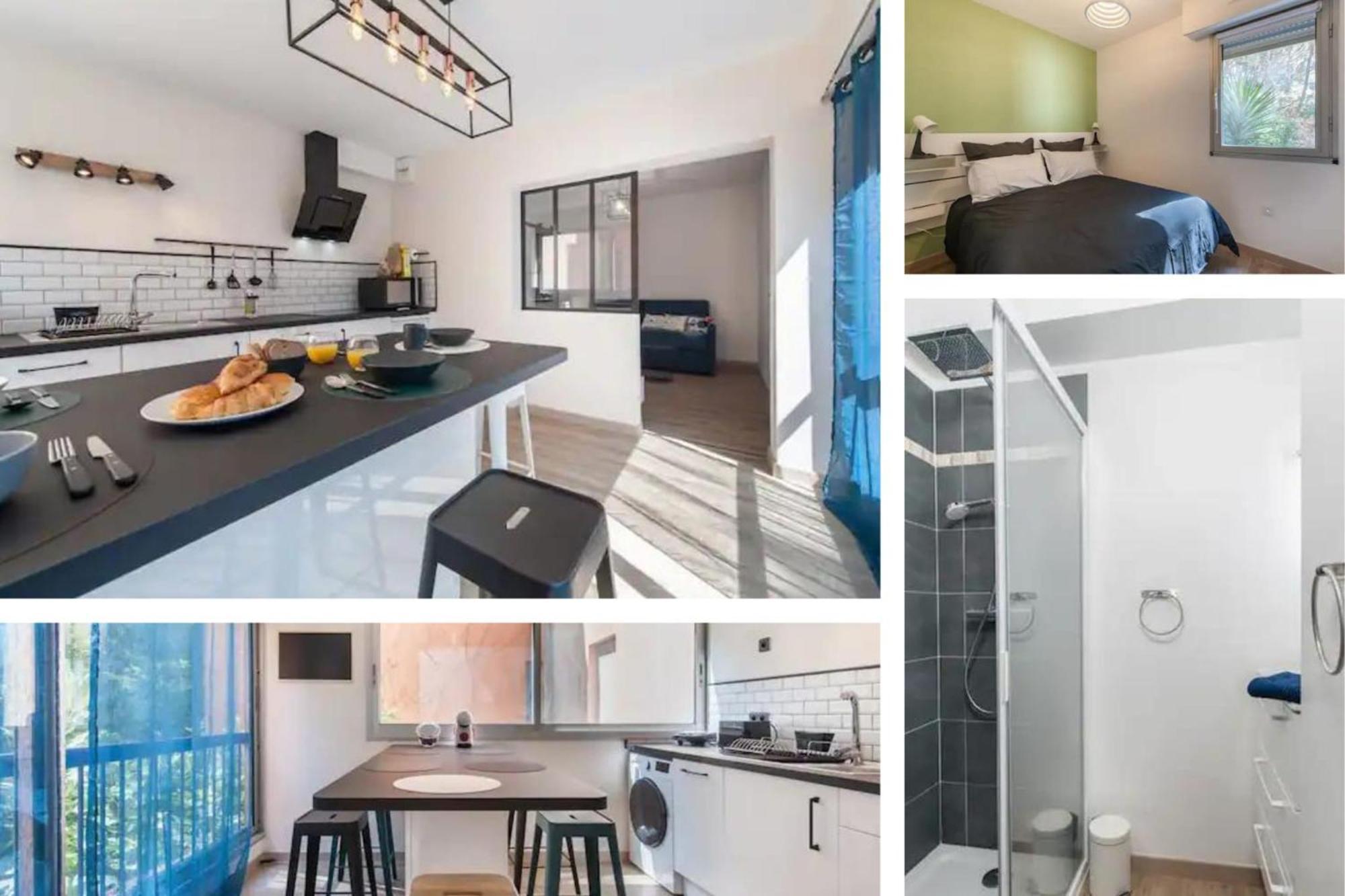 Cosy La Baie Des Anges - Plage La Ciotat - Classe 3 Etoiles Apartment Bagian luar foto